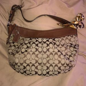 Coach zipper tote